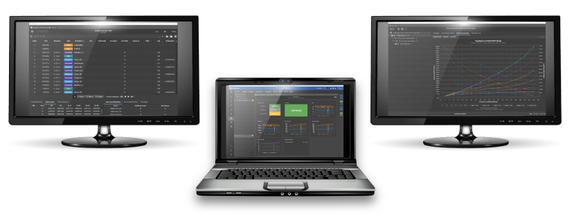 帶有 svf enduro SSD 測(cè)試軟件的顯示器