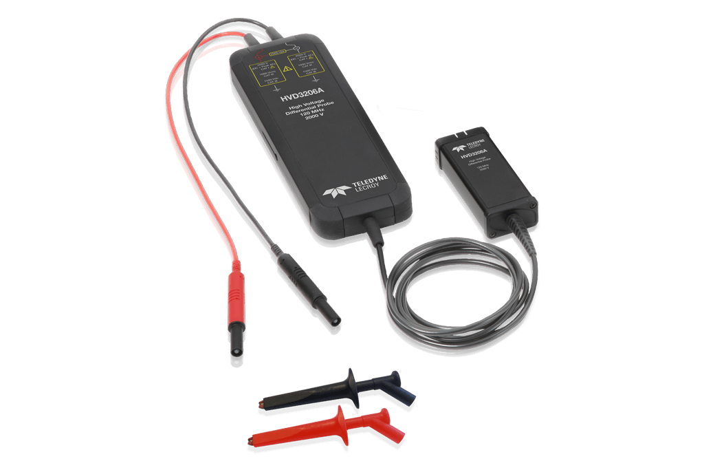 具有 2 kV 共模額定值的高壓差分探頭