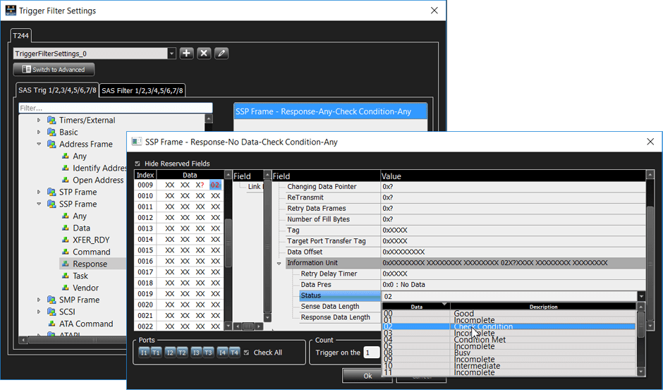 簡易模式觸發提供快速設置的彈出菜單
