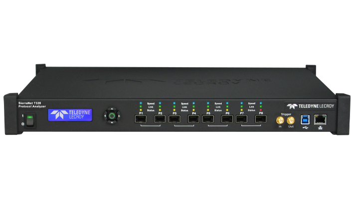 sierranet t328 協議分析儀正面圖