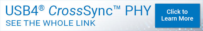 用于 USB 和 Thunderbolt 的 crosssync phy