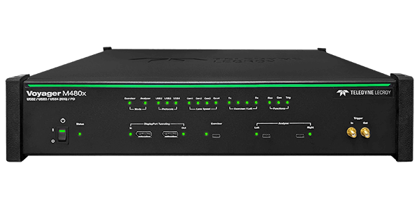 voyager m480x 協議分析儀正面