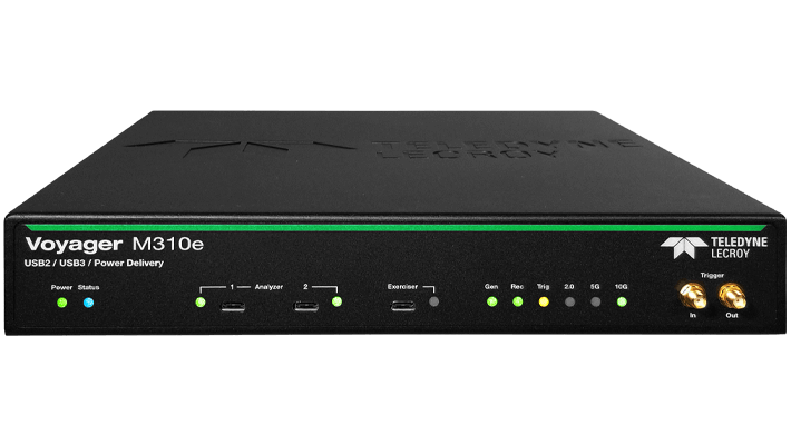 voyager m310e 協議分析儀正面