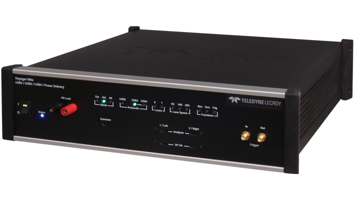 voyager m4x 協議分析儀的側面