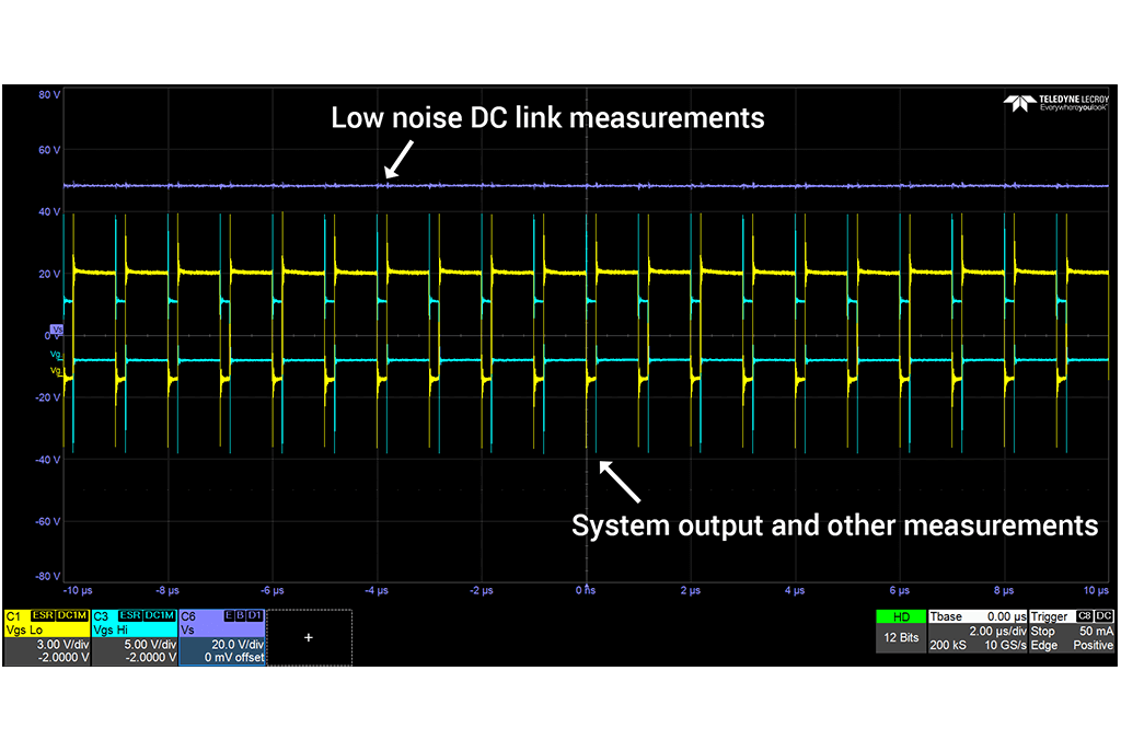 采集直流母線及其他信號的 48V 電源轉換系統