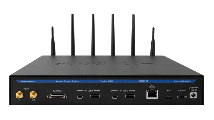 Frontline X500 協議分析儀圖像